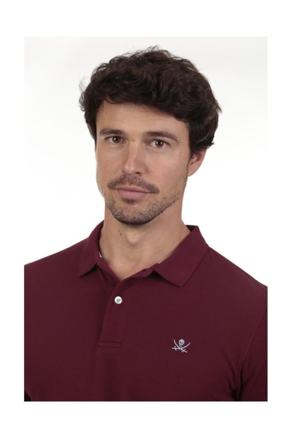 the time of bocha polo team Polo Basico Hombre The Time Of Bocha QV1PBASICO Burdeos Rebajas top