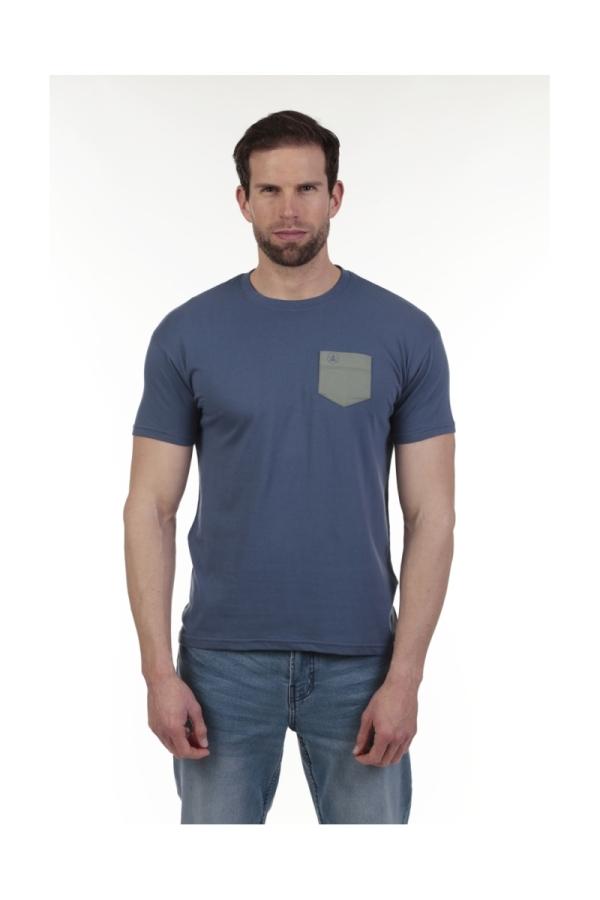 the time of bocha polo team Camiseta Bolsillo Hombre The Time Of Bocha QV1C42 Denim