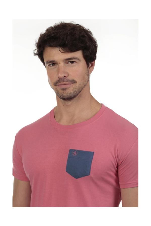 the time of bocha polo team Camiseta Bolsillo Hombre The Time Of Bocha QV1C42 Coral Superdescuento