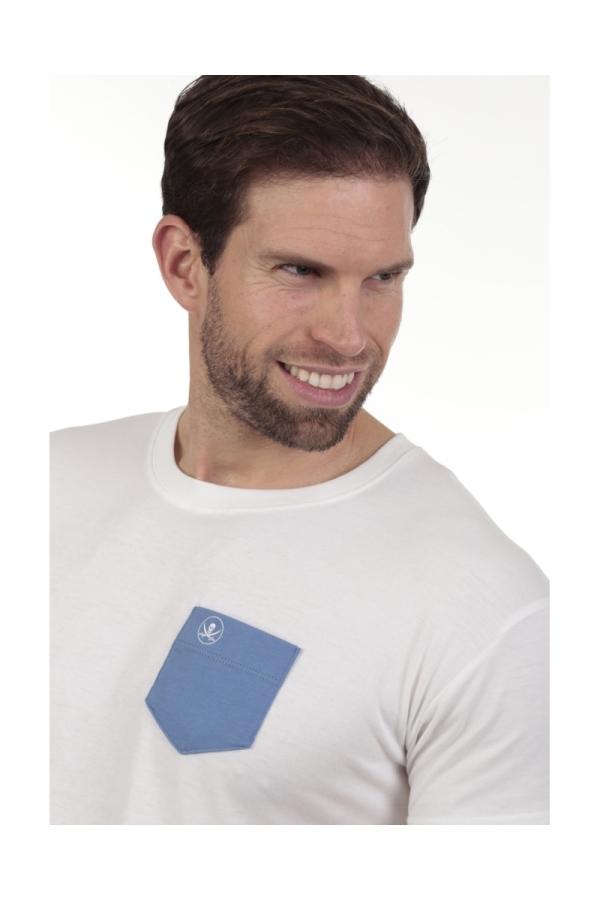 the time of bocha polo team Camiseta Bolsillo Hombre The Time Of Bocha QV1C42 Blanco Grandes descuentos