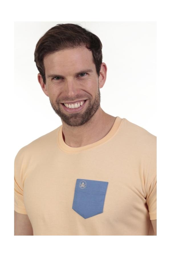 the time of bocha polo team Camiseta Bolsillo Hombre The Time Of Bocha QV1C42 Apricot Limitado a 3 días