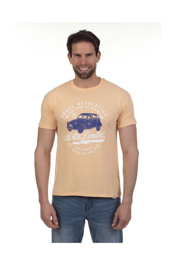 the time of bocha polo team Pack 2 Camisetas Hombre The Time Of Bocha QV1PK.CM Denim-Apricot Descuento por venta flash