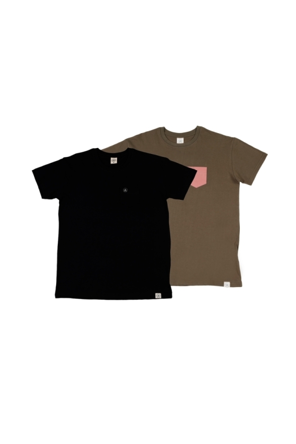 the time of bocha polo team Pack 2 Camisetas Hombre The Time Of Bocha QV1PK.CM Negro-Kaki