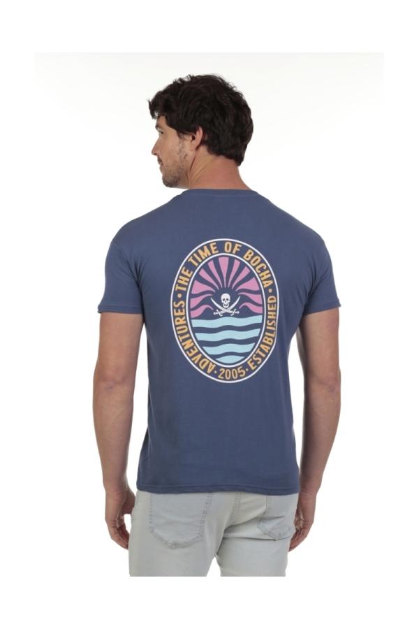 the time of bocha polo team Pack 2 Camisetas Hombre The Time Of Bocha QV1PK.CM Denim-Apricot Devoluciones gratuitas