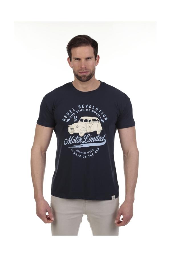 the time of bocha polo team Pack 2 Camisetas Hombre The Time Of Bocha QV1PK.CM Blanco-Marino 2025