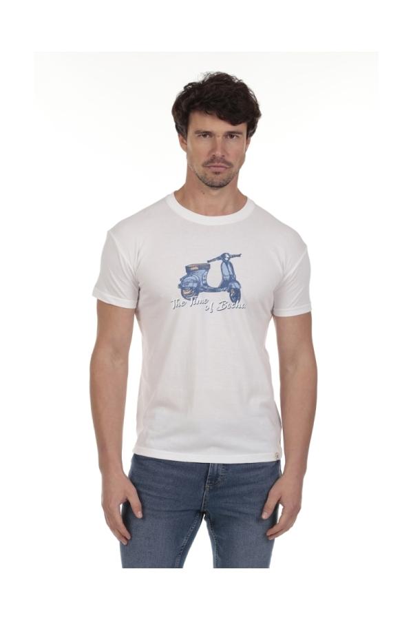 the time of bocha polo team Pack 2 Camisetas Hombre The Time Of Bocha QV1PK.CM Blanco-Marino 2025