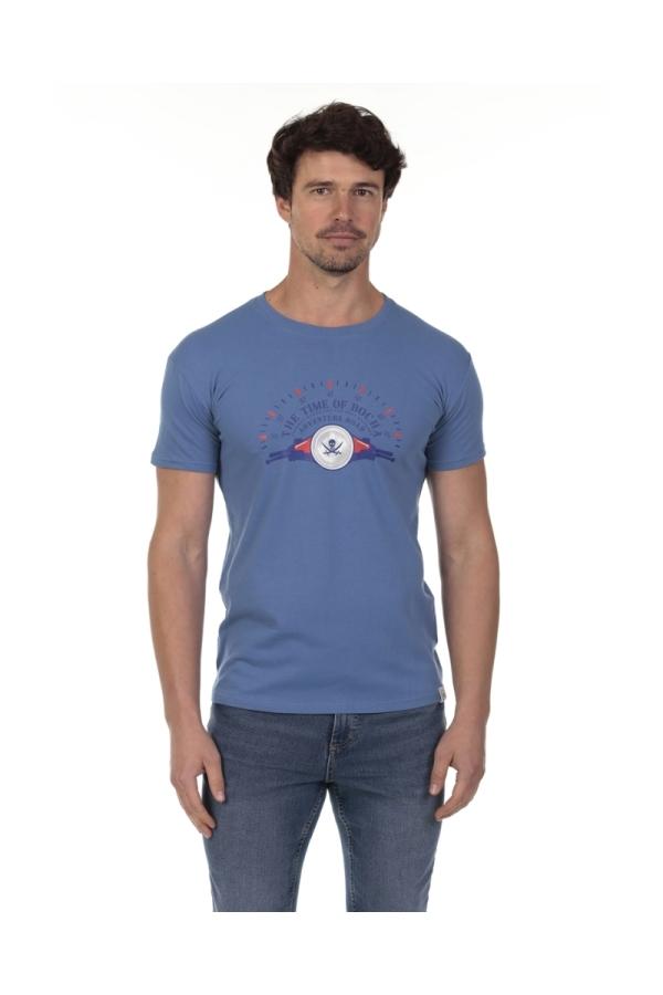 the time of bocha polo team Pack 2 Camisetas Hombre The Time Of Bocha QV1PK.CM Blanco-Azul.Jea Outlet