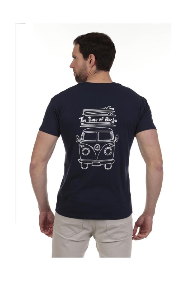 the time of bocha polo team Pack 2 Camisetas Hombre The Time Of Bocha QV1PK.CM Marino-Blanco Rebajas