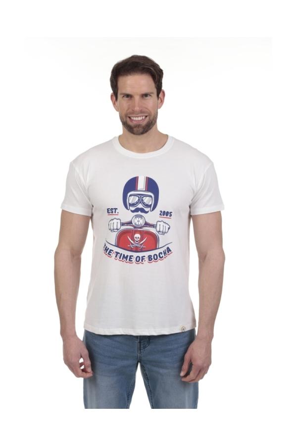 the time of bocha polo team Pack 2 Camisetas Hombre The Time Of Bocha QV1PK.CM Blanco-Marino En oferta