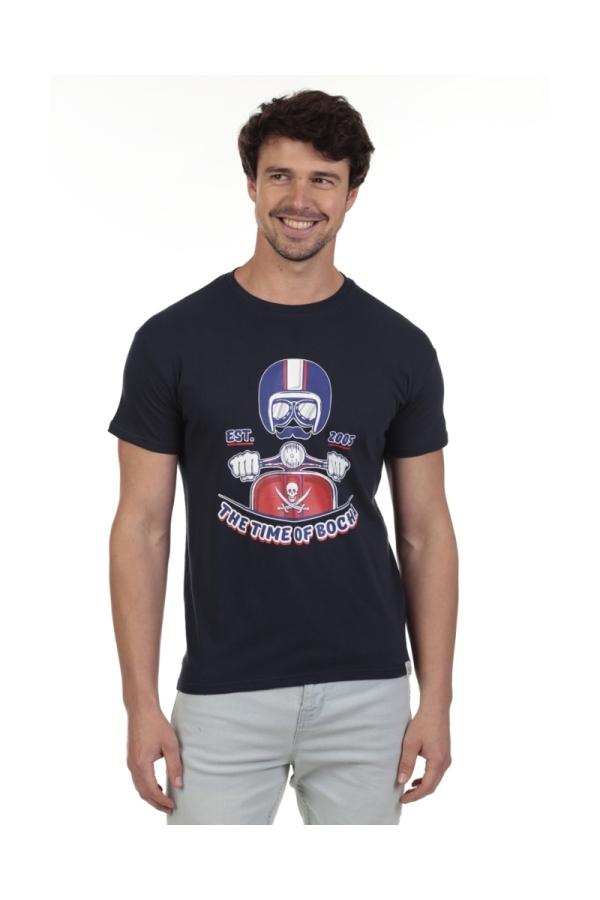 the time of bocha polo team Pack 2 Camisetas Hombre The Time Of Bocha QV1PK.CM Marino-Blanco Gran oferta