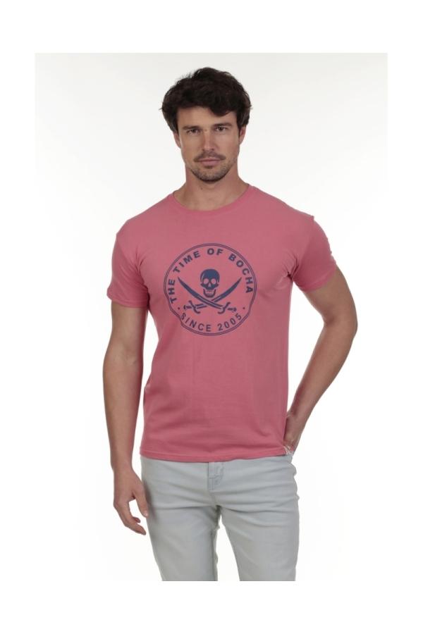 the time of bocha polo team Pack 2 Camisetas Hombre The Time Of Bocha QV1PK.CM Verde-Coral Rebajas baratas