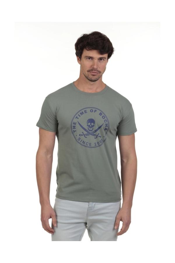 the time of bocha polo team Pack 2 Camisetas Hombre The Time Of Bocha QV1PK.CM Verde-Coral Rebajas baratas