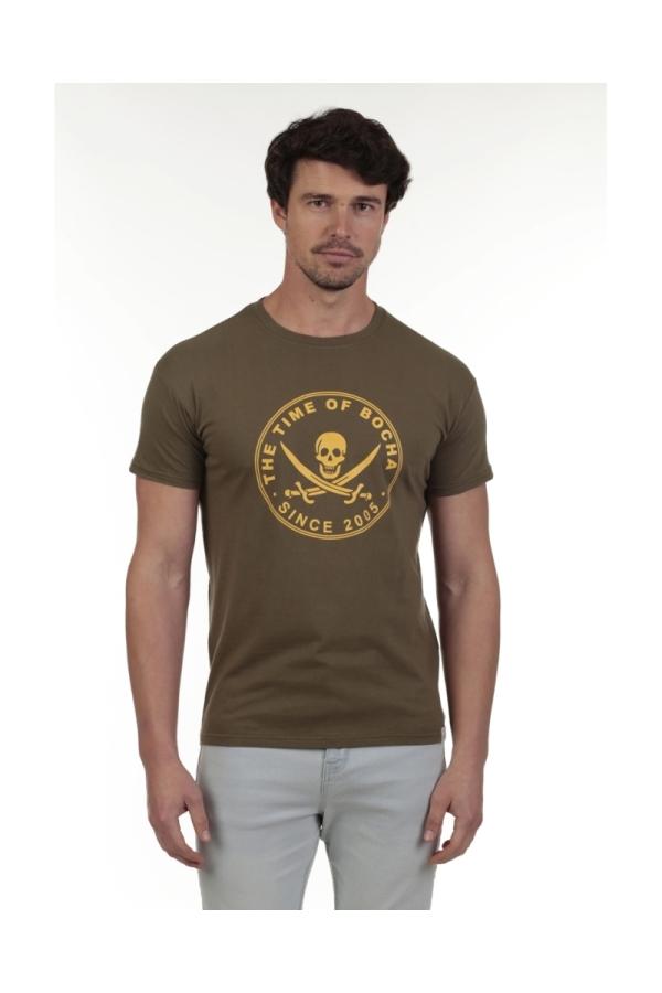 the time of bocha polo team Pack 2 Camisetas Hombre The Time Of Bocha QV1PK.CM Kaki-Azul.Vin Rebajas de fábrica