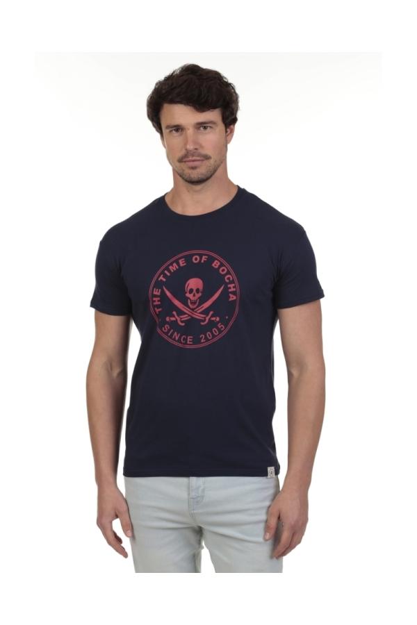 the time of bocha polo team Pack 2 Camisetas Hombre The Time Of Bocha QV1PK.CM Blanco-Marino Descuento
