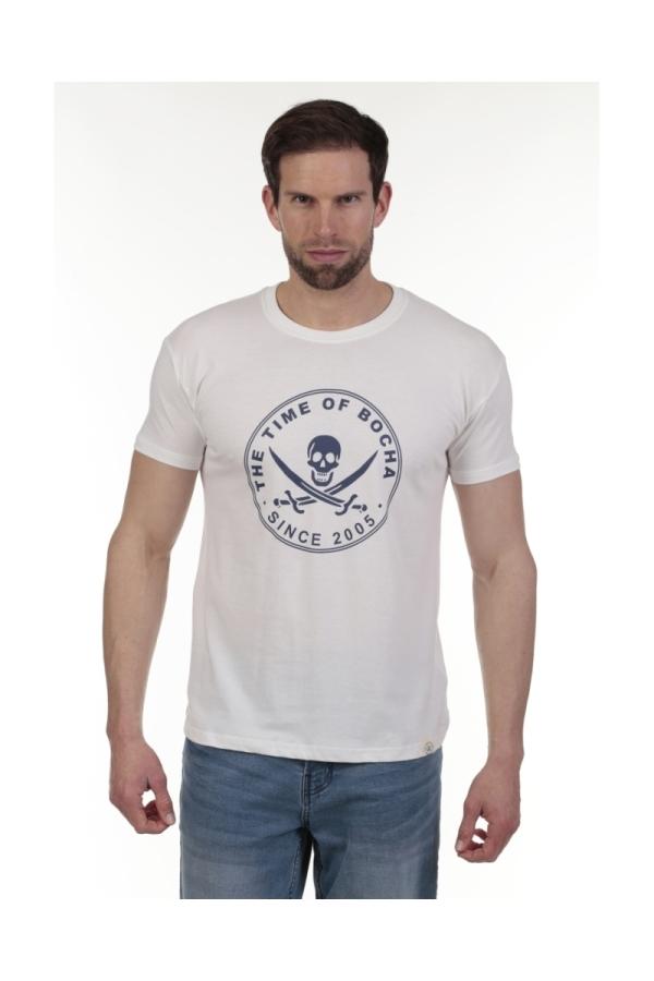 the time of bocha polo team Pack 2 Camisetas Hombre The Time Of Bocha QV1PK.CM Blanco-Marino Descuento