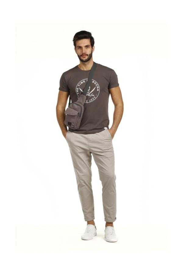 the time of bocha polo team Mochila Bandolera Hombre The Time Of Bocha QV1MBAND Gris Oferta especial