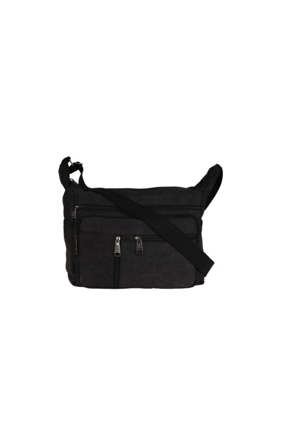 the time of bocha polo team Bandolera Canvas Hombre The Time Of Bocha QV1BAND3 Negro