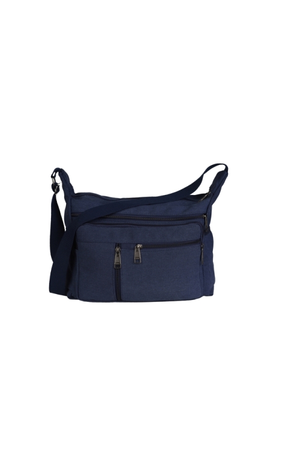 the time of bocha polo team Bandolera Canvas Hombre The Time Of Bocha QV1BAND3 Azul