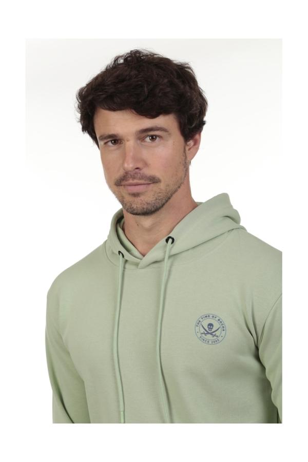 the time of bocha polo team Sudadera Canguro Hombre The Time Of Bocha QV1SCANGU Verde Limitado a 3 días