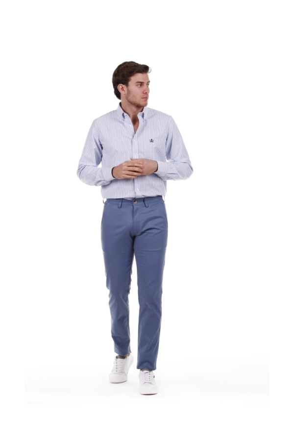 the time of bocha polo team Pantalón Chino Hombre The Time Of Bocha QV1PCHINO Indigo Devoluciones gratuitas