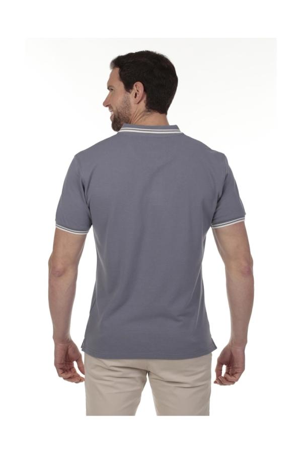 the time of bocha polo team Polo Pirata Hombre The Time Of Bocha QV1PSTRIP Gris Liquidación