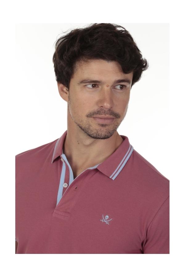 the time of bocha polo team Polo Pirata Hombre The Time Of Bocha QV1PSTRIP Garnet Mejor oferta