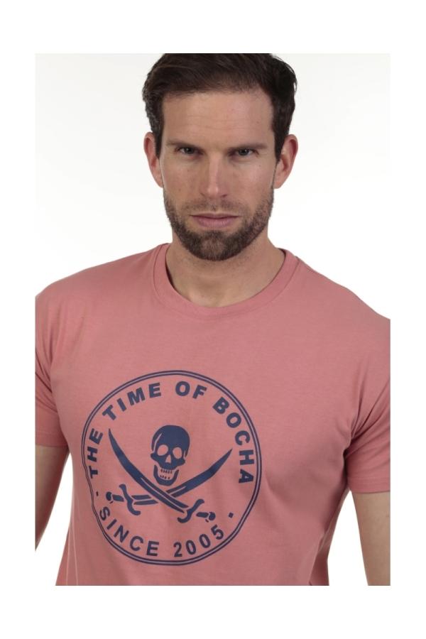 the time of bocha polo team Camiseta Pirata Hombre The Time Of Bocha QV1C40 Rosa Limitado a 3 días