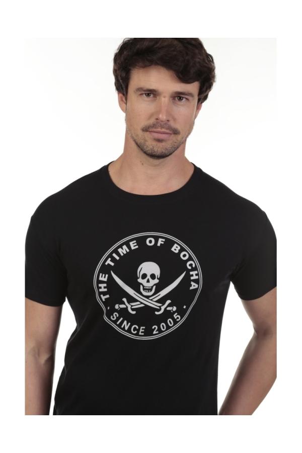 the time of bocha polo team Camiseta Pirata Hombre The Time Of Bocha QV1C40 Negro Ahorra y exporta