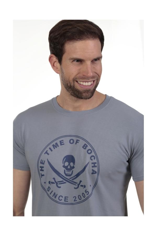 the time of bocha polo team Camiseta Pirata Hombre The Time Of Bocha QV1C40 Azul.Vin Descuento por venta flash