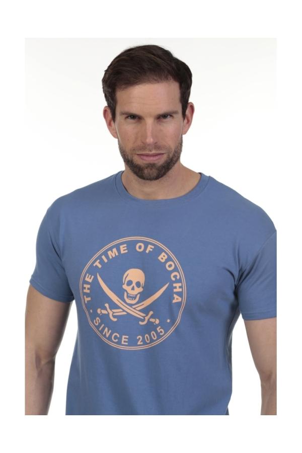 the time of bocha polo team Camiseta Pirata Hombre The Time Of Bocha QV1C40 Azul.Jea Ofertas de temporada