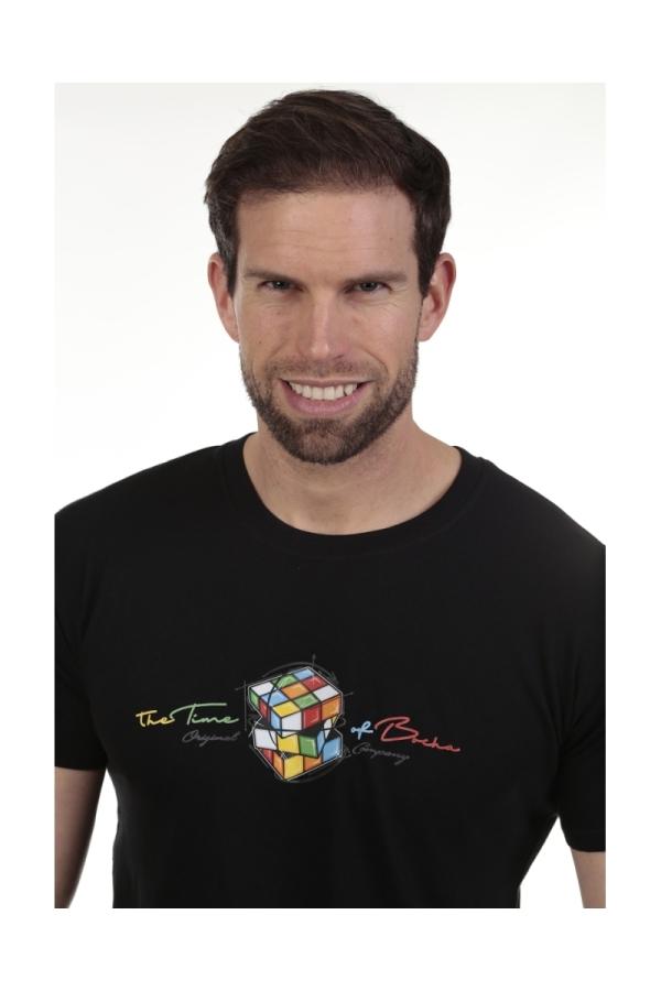 the time of bocha polo team Camista Rubik Hombre The Time Of Bocha QV1C27 Negro Grandes ahorros