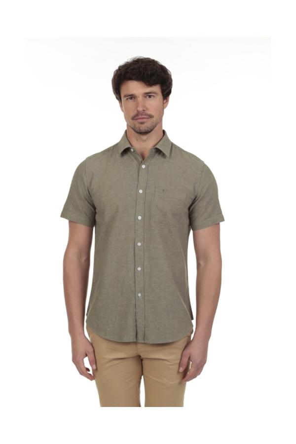 the time of bocha polo team Camisa Lino Manga Corta Hombre The Time Of Bocha QV1CCORTA 809