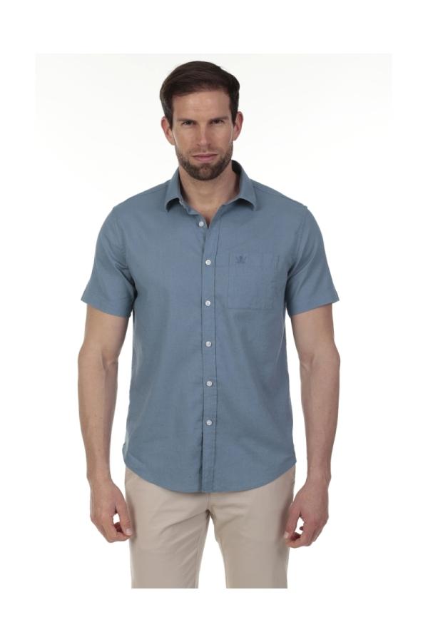 the time of bocha polo team Camisa Lino Manga Corta Hombre The Time Of Bocha QV1CCORTA 804