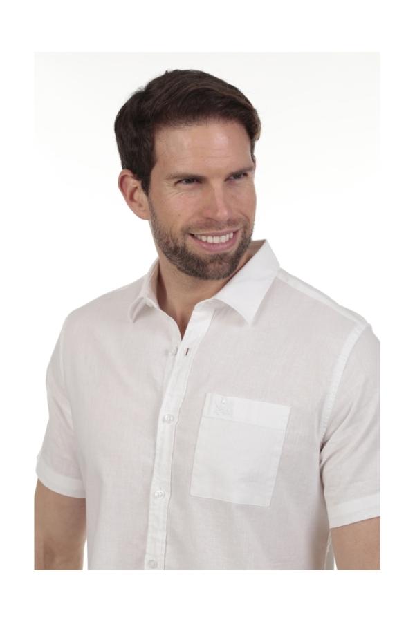 the time of bocha polo team Camisa Lino Manga Corta Hombre The Time Of Bocha QV1CCORTA 801 Liquidación