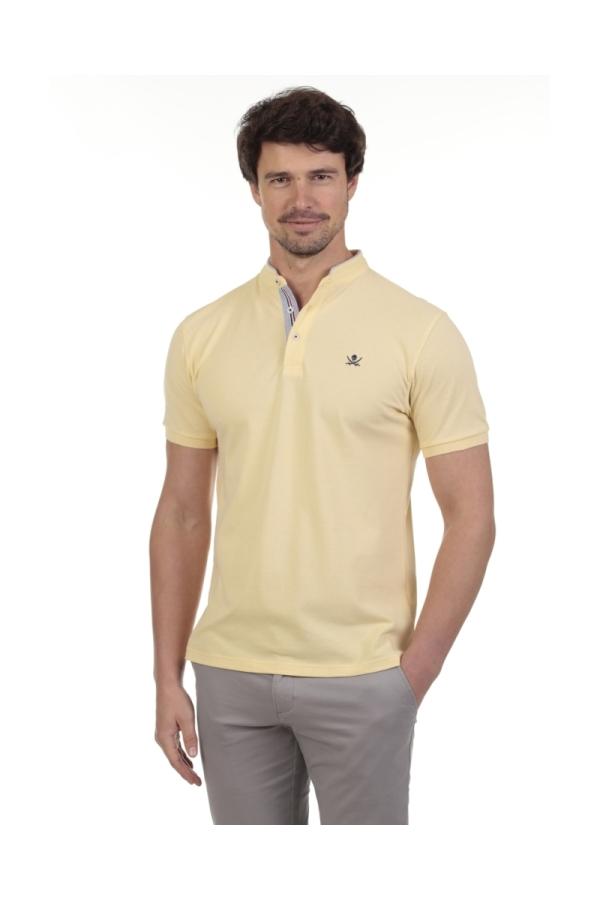the time of bocha polo team Polo Mao Hombre The Time Of Bocha QV1PMAO Amarillo