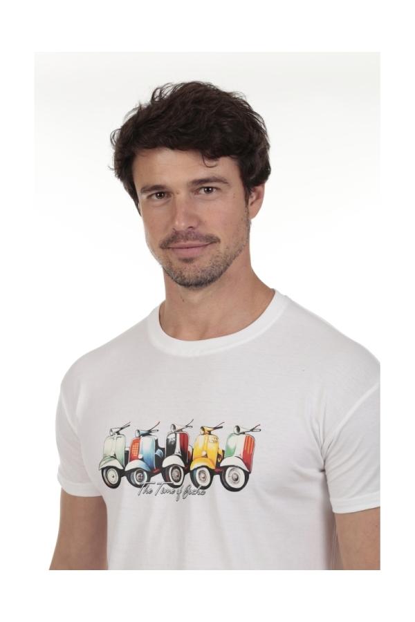 the time of bocha polo team Camiseta Scooters Hombre The Time Of Bocha QV1C19 Blanco Último día