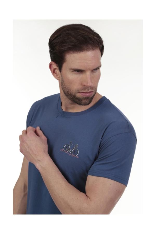 the time of bocha polo team Camiseta Bicy Hombre The Time Of Bocha QV1C16 Denim Promoción trimestral