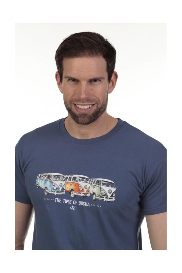 the time of bocha polo team Camiseta Furgo Hombre The Time Of Bocha QV1C14 Denim Envío internacional gratuito