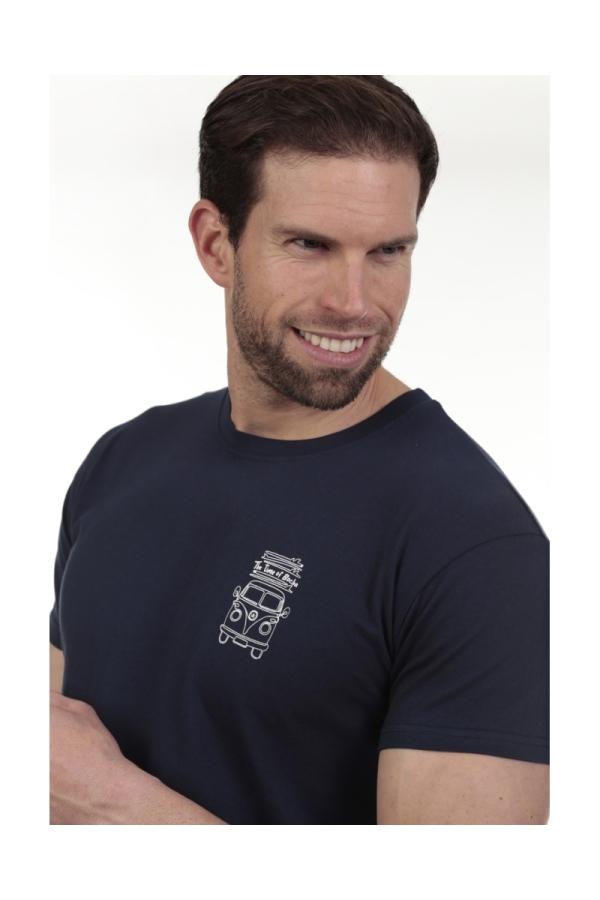 the time of bocha polo team Camiseta Van Hombre The Time Of Bocha QV1C13 Marino Tienda de fábrica
