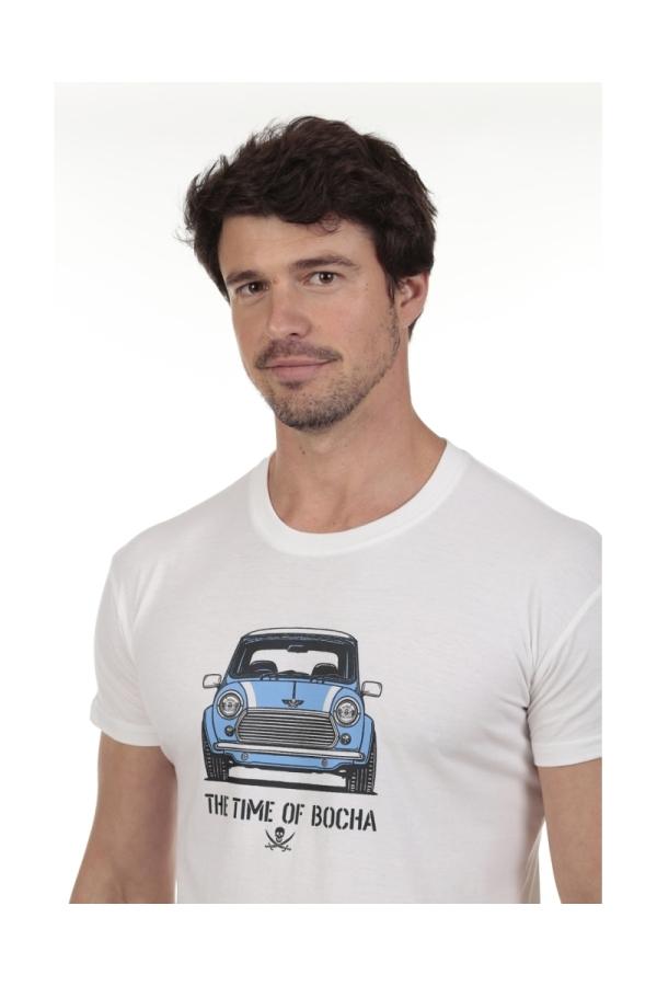 the time of bocha polo team Camiseta Car Hombre The Time Of Bocha QV1C12 Blanco Ahorra y exporta