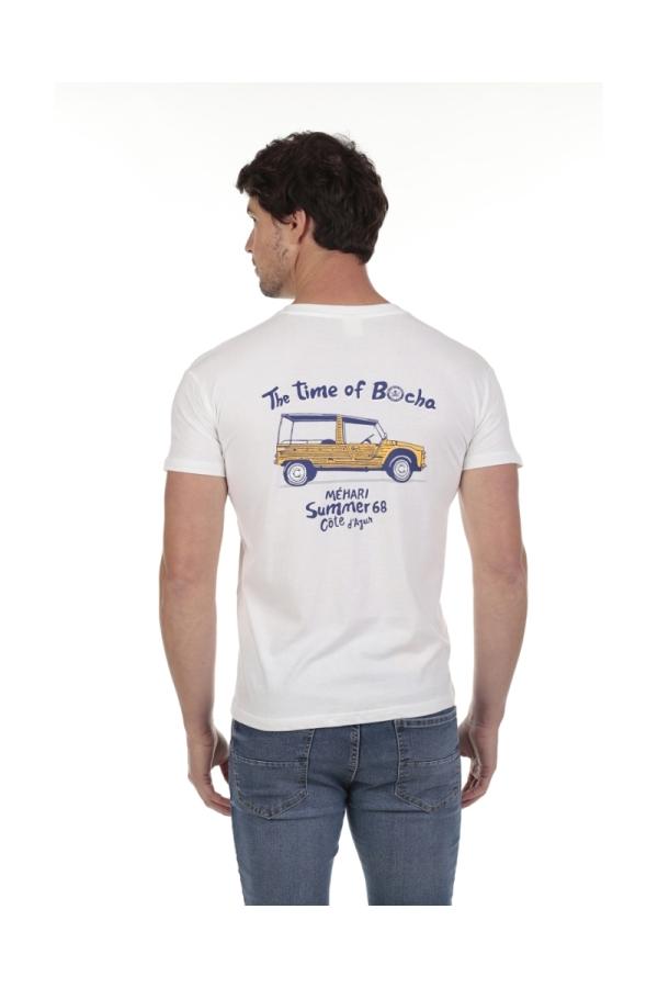 the time of bocha polo team Camiseta Mehari Hombre The Time Of Bocha QV1C10 Blanco Oferta exclusiva