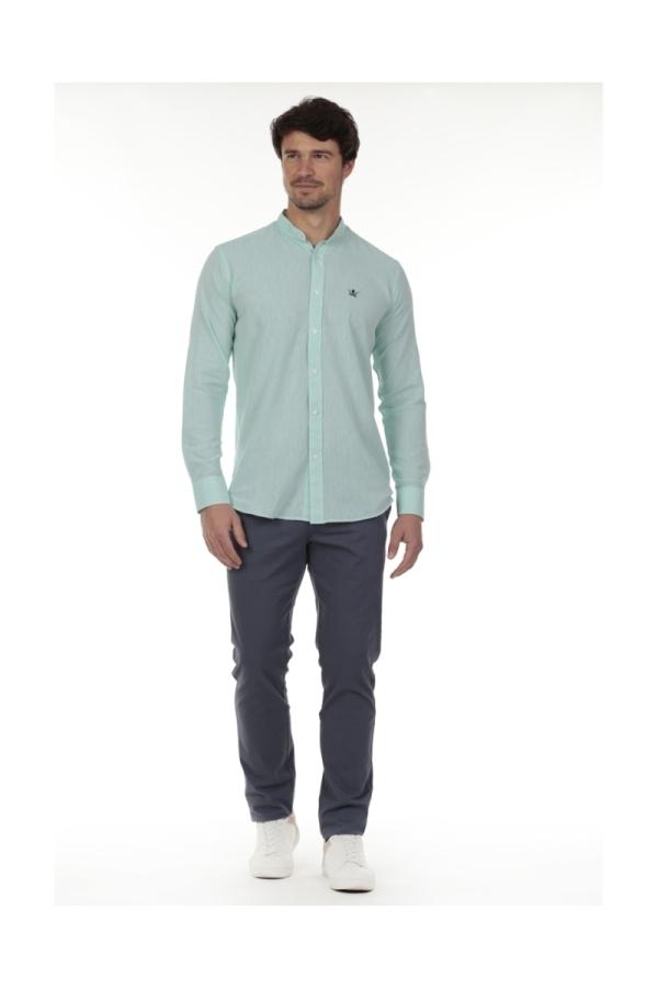 the time of bocha polo team Camisa Lino Cuello Mao Hombre The Time Of Bocha QV1MAO 711 Rebajas de fin de temporada