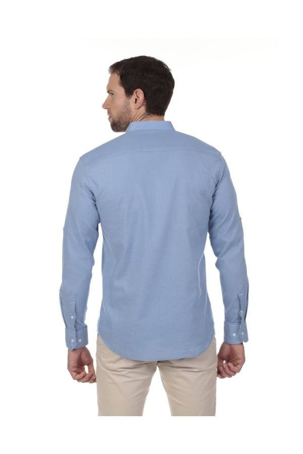 the time of bocha polo team Camisa Lino Cuello Mao Hombre The Time Of Bocha QV1MAO 705 2025