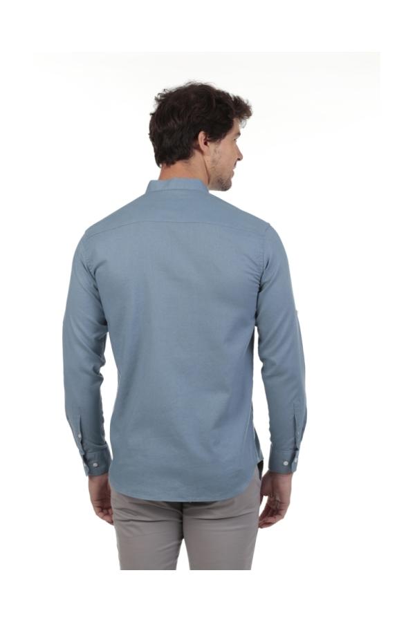the time of bocha polo team Camisa Lino Cuello Mao Hombre The Time Of Bocha QV1MAO 704 En línea
