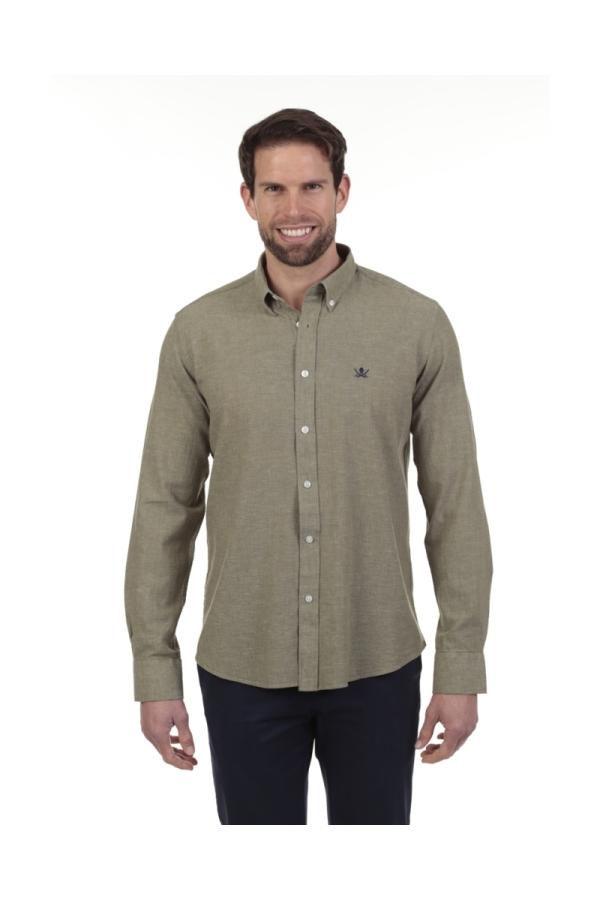 the time of bocha polo team Camisa Lino Hombre The Time Of Bocha QV1LINO 409
