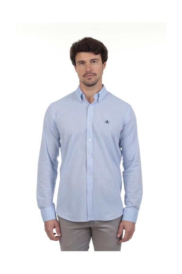 the time of bocha polo team Camisa Lino Hombre The Time Of Bocha QV1LINO 403