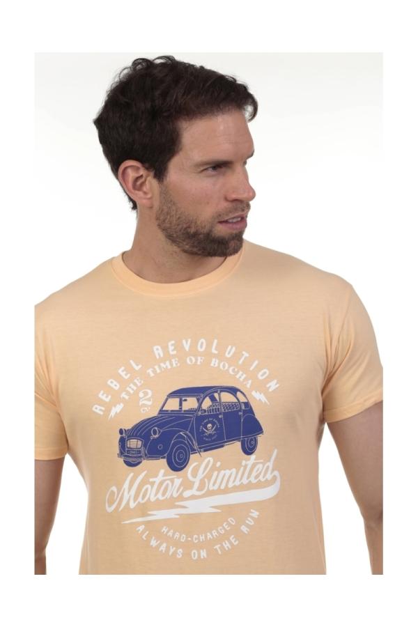 the time of bocha polo team Camiseta 2Cv Hombre The Time Of Bocha QV1C09 Apricot Tienda de fábrica