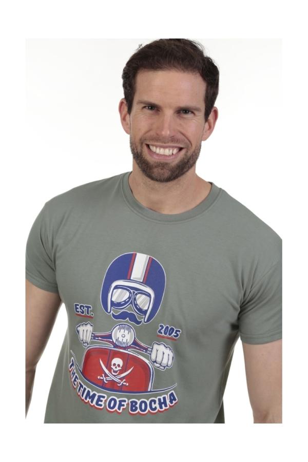 the time of bocha polo team Camiseta Motorino 2005 Hombre The Time Of Bocha QV1C07 Verde Precios de Black Friday