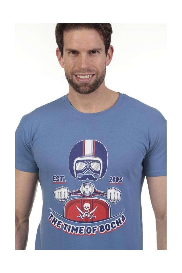the time of bocha polo team Camiseta Motorino 2005 Hombre The Time Of Bocha QV1C07 Azul.Vin Descuentos del mes