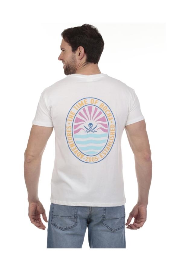 the time of bocha polo team Camiseta Adventure Hombre The Time Of Bocha QV1C06 Blanco Descuento por venta flash